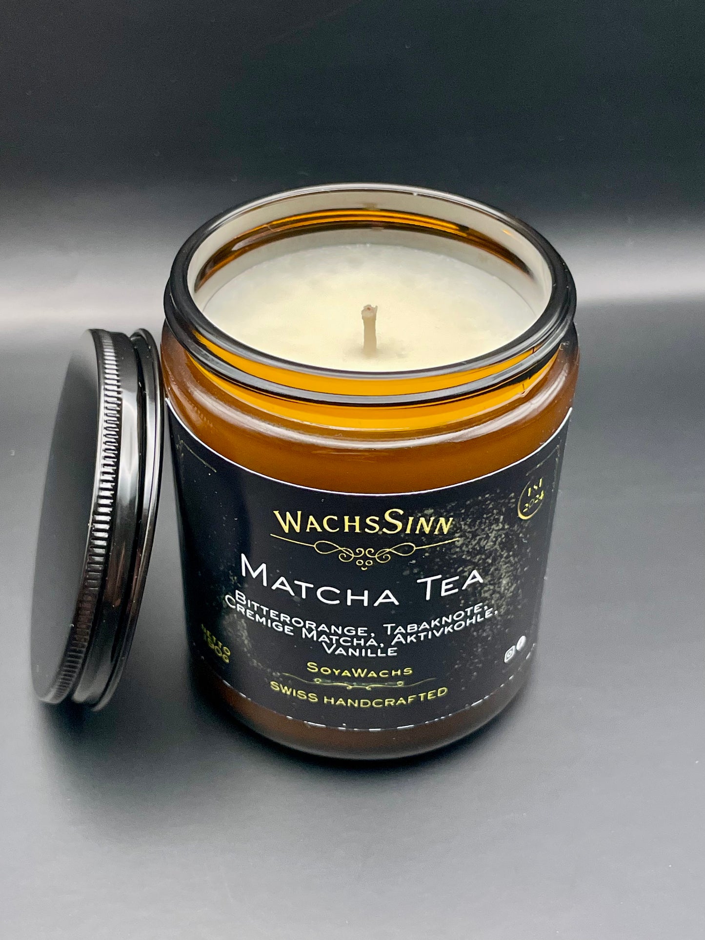 Charcoal + Matcha Tea